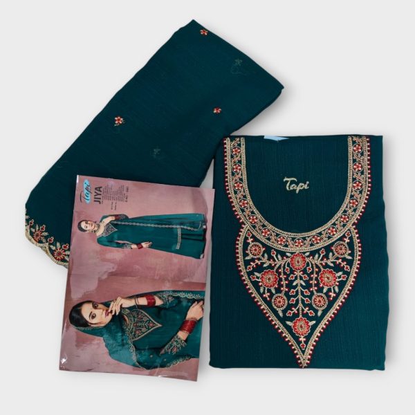 Tapi Suit Jiya Pure Zomato Indian Unstitched – Elegant 3-Piece Set for Women