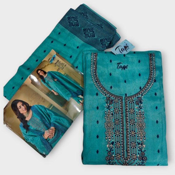 Tapi Suit Rajvi PURE SEEMAR Indian Unstitched – Elegant 3-Piece Set for Women