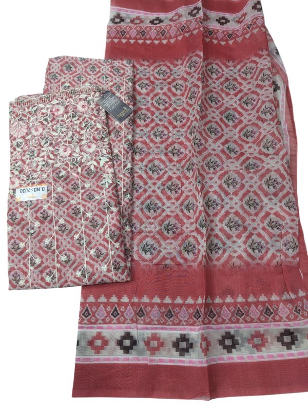 Verity Silk Indian Unstitched three piece for women